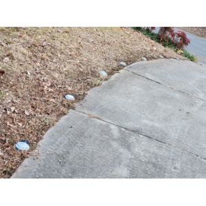 Outdoor Deck Illuminated Light with Solar Power Source and LED Light Source