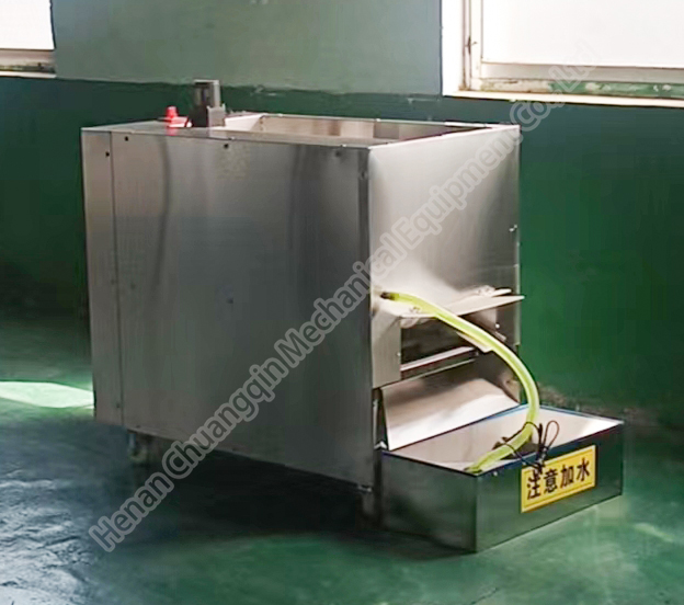220V, 50HZ Chicken Egg Shell Remover Machine / Commercial Hard Boiled Egg Peeler 150kg