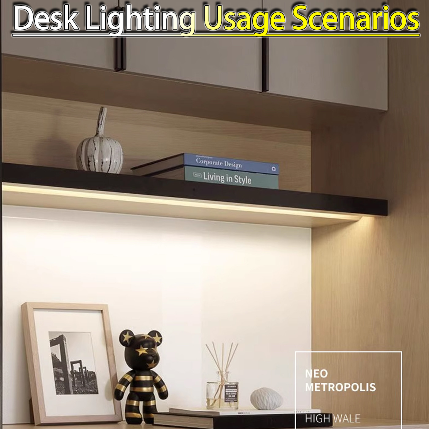 3000-10000 k Color Temperature Silicone LED Flexible Strip Lights with Cuttable Length