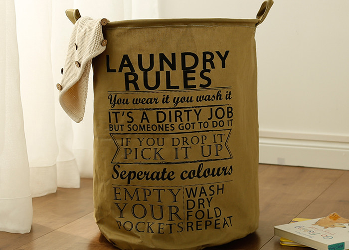 Puting Laundry basket storage bag toy large box customized socket Khiki
