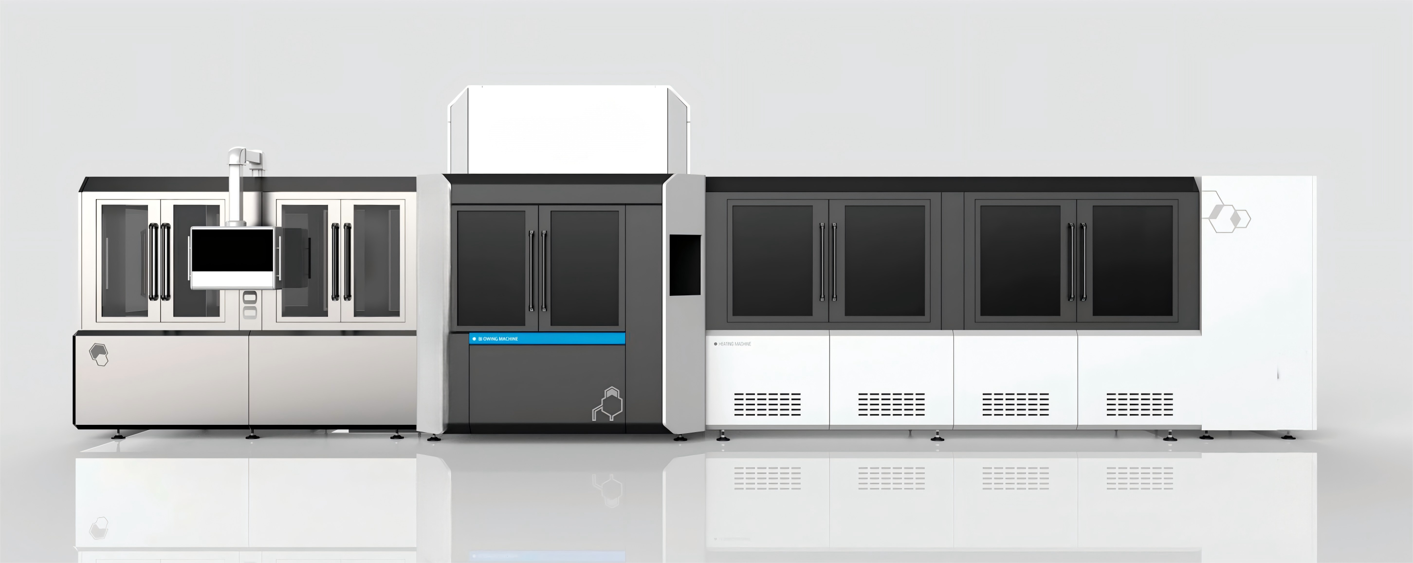 200ml-1500ml Bottle Water Filling Line Production Machine PLC control