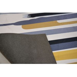 2018 Popular Printing mat printed carpet 650g/m2 rolled in polybag non-woven backing rug anti-slip cheap carpet