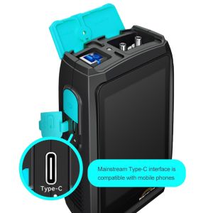 Mini Handheld Optical Time-Domain Reflectometer 5 in 1 OTDR 80km Range Features