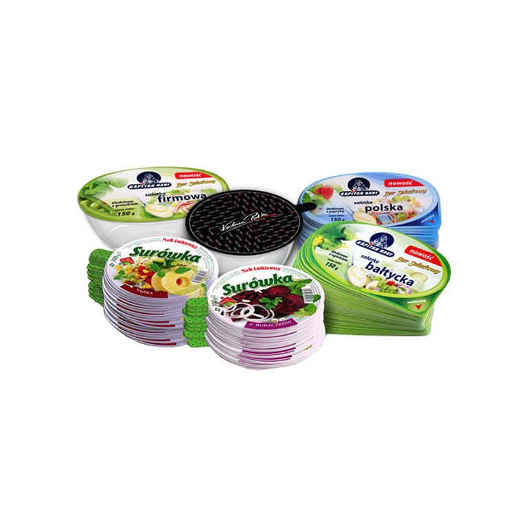 PET Die Cut Lidding 170ml Yogurt Container Lids 100 Mic 110 Mic