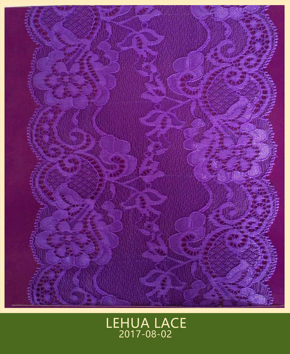 Hot Selling and nice quality Nylon Spandex Stretchy Brazil Lace from China