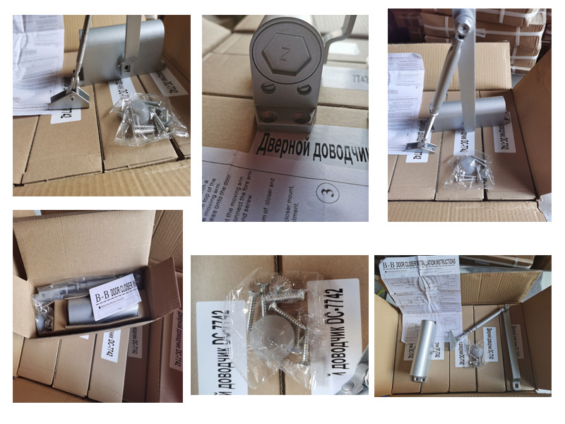 Aluminum Alloy Auto Sliding Door Closer for Fire Door at -40 to 80 Degree Temperature