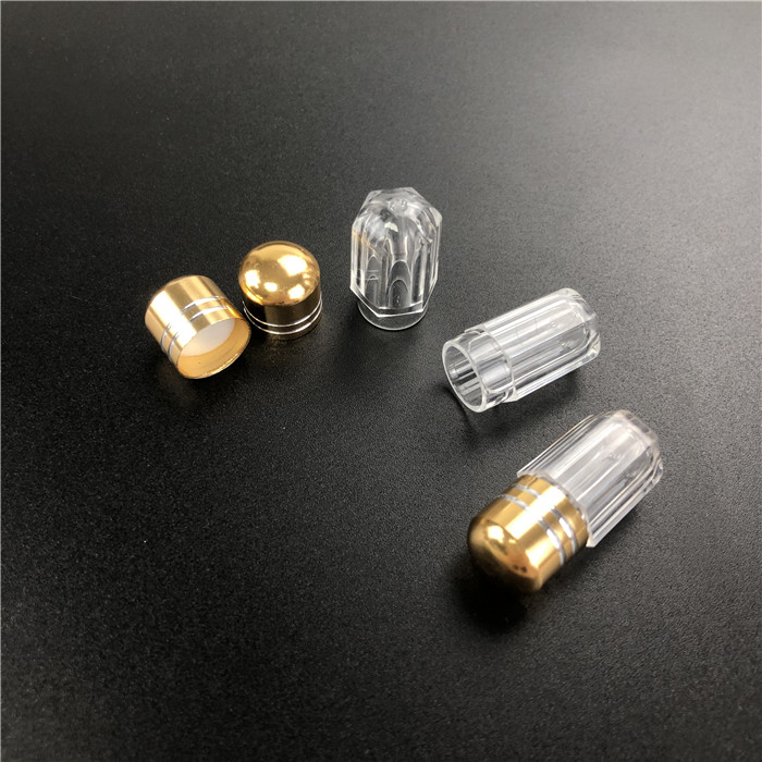 Octagon Style Plastic Medicine Container With Metal Spout For Male Enhancementl Pills