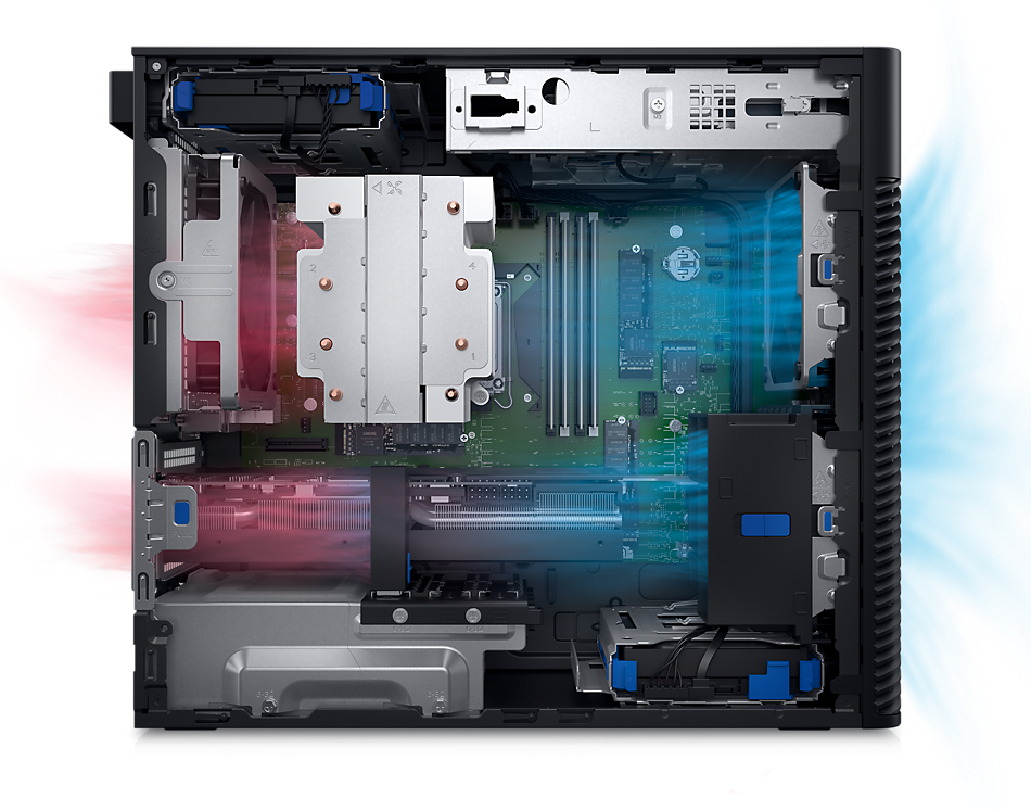 Dell Precision T3660 Workstation PC with 500W Built-in Power Supply and Compact Size
