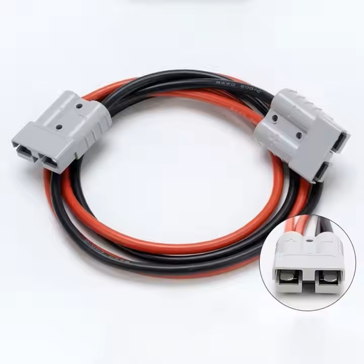 Plug connector 8AWG solar panel connector cable 50A/600V Ads port adapter 300mm solar connector cable