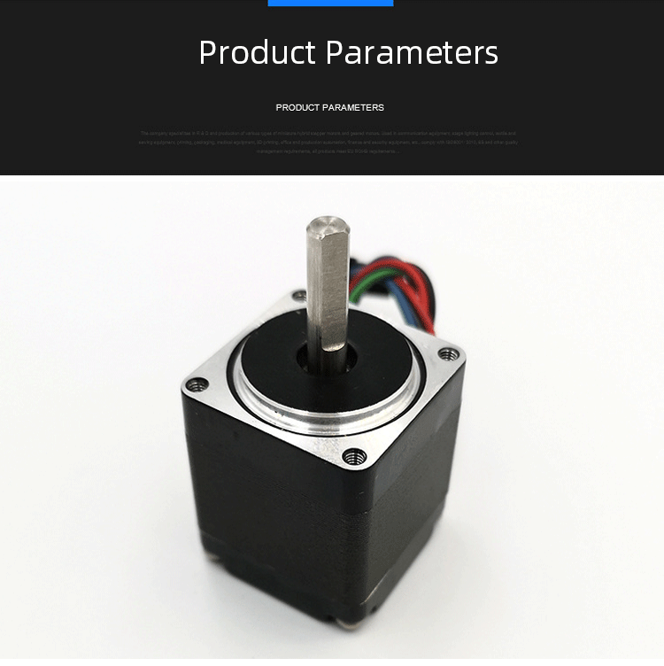 Faradyi Stepper Motor High Torque with High Precision Micro Stepper Motor Nema 11 1.8 Degree for 3D Printer Black Custom X27 168