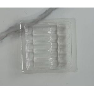 Custom 5ml Ampere Packaging Tray Medicine Packaging Boxes Rectangle Shape