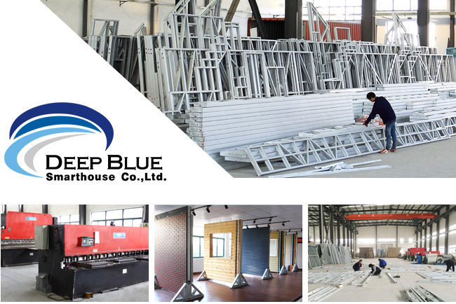 Luxury Prefab Steel Structure Villa Modular Homes With Light Gauge Steel Framing