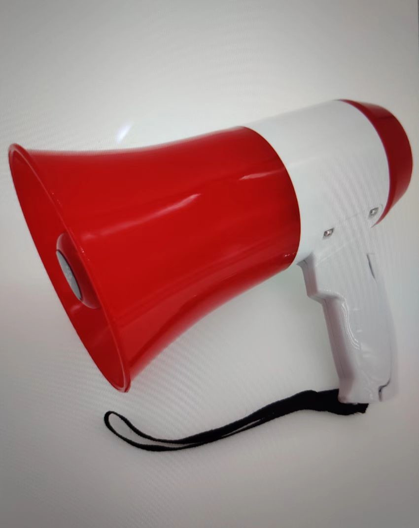 5W 15W Outdoor Megaphone Speaker Horn 1.2A Lightweight Megaphone