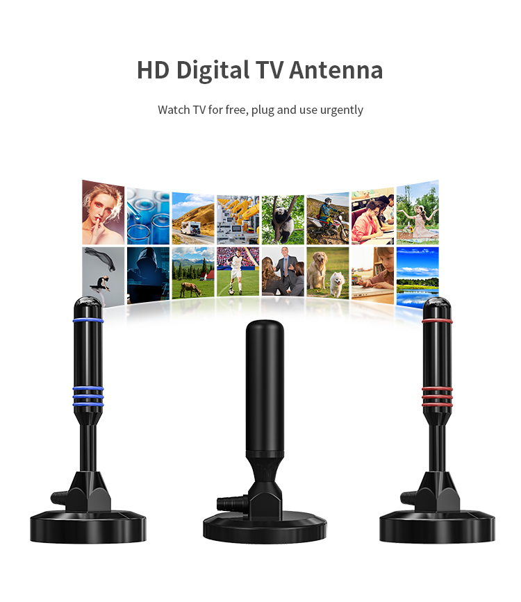 Booster ABS Indoor VHF174-230 / UHF470-860 Frequency Range Outdoor Digital TV Antenna