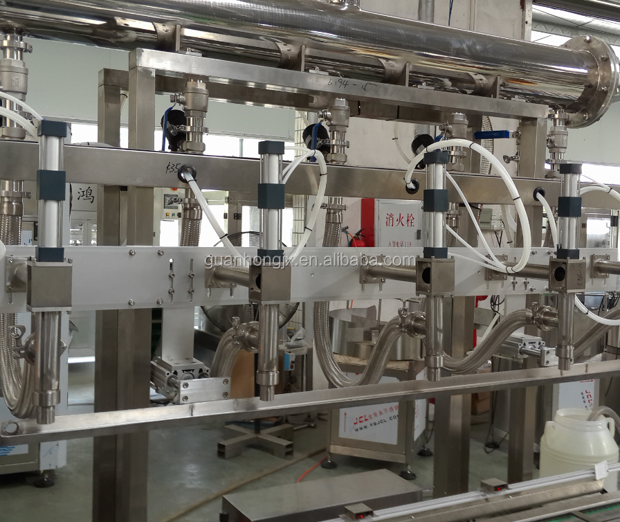 Press Plug Connection 5-Head High Speed Automatic 20L Paint Filling Machine for Bottle