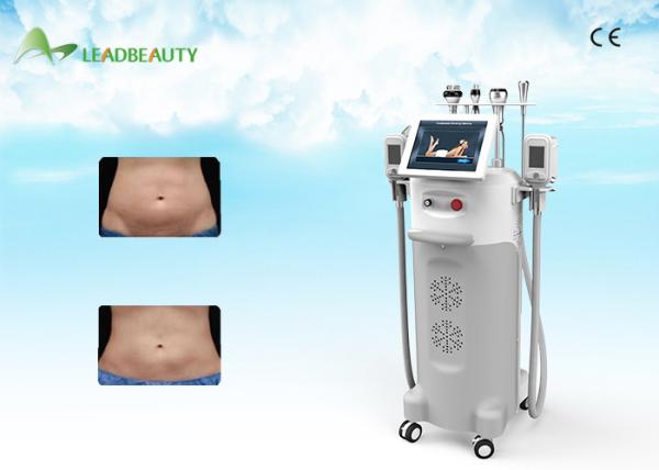 Beauty Salon Cryolipolysis Fat Freeze Slimming Machine / RF Cavitation Slimming