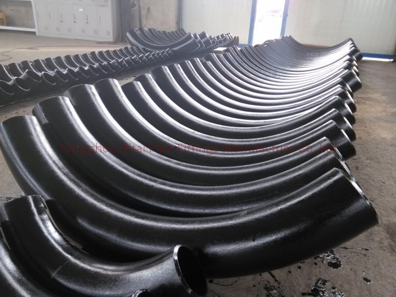 A420 WPL6 3D Pipe Bends Carbon Steel 180 30 45 60 90 Degree Butt Welded Carbon