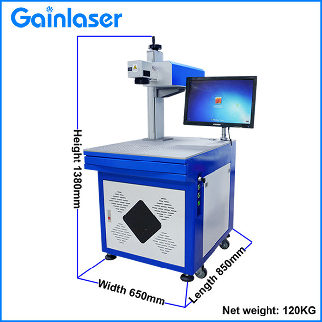 Gainlaser ±0.01mm Air Cooled Engraving Metal Machine