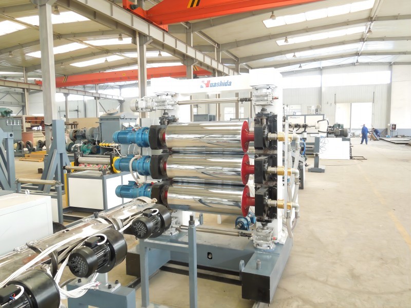 3mm Plastic PE PP Sheet / Board Extrusion Line Width 600-1500mm