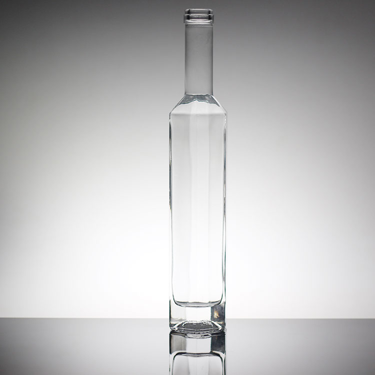 Acid Etch Surface Handling Glass Bottle Body Material Glass for Olive Oil 500ml 750ml