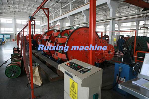 12 18 24 36 48 Cages stranding machine for steel-armoring and Cu-screening the