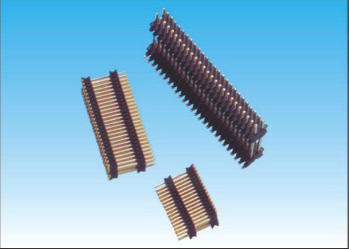  SMT Type 2 - 50 Multi Pin Connector , Right Angle Pin Connector Pitch 0.8mm Manufactures