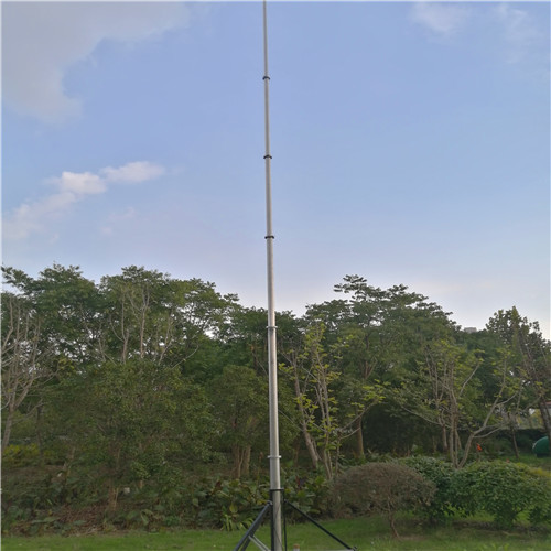Portable 20KG Telescoping Hand Crank Up Surveillance Mast
