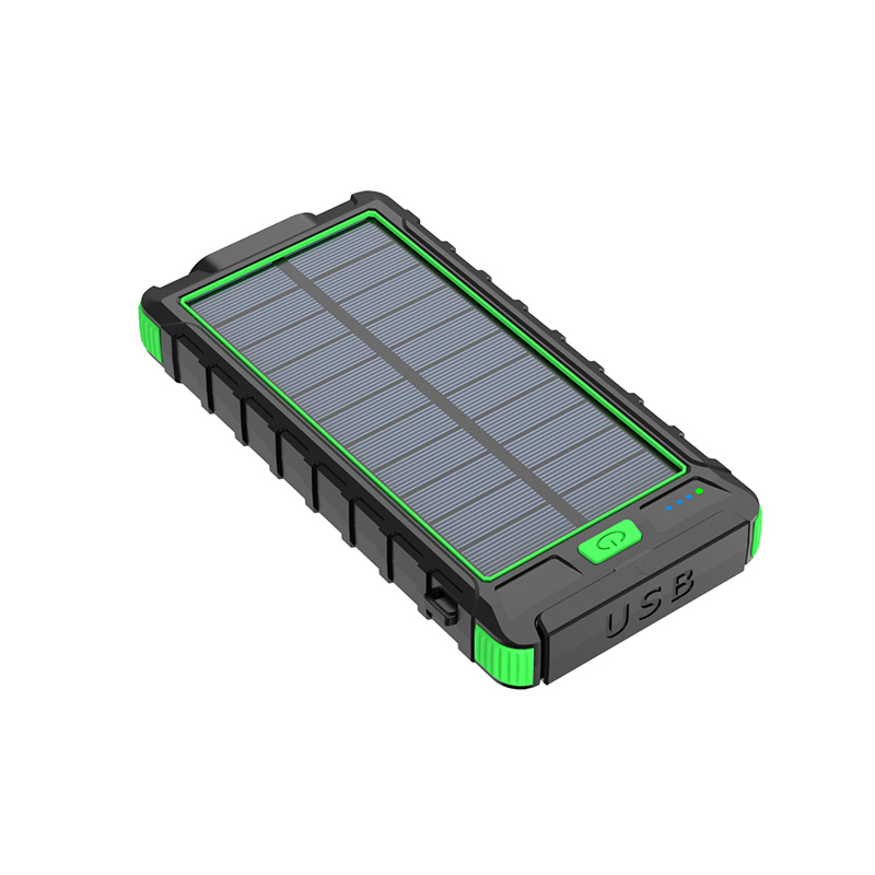 ABS Compass Solar Power Bank 10000mAh for Outdoor Charging and Emergency Situations