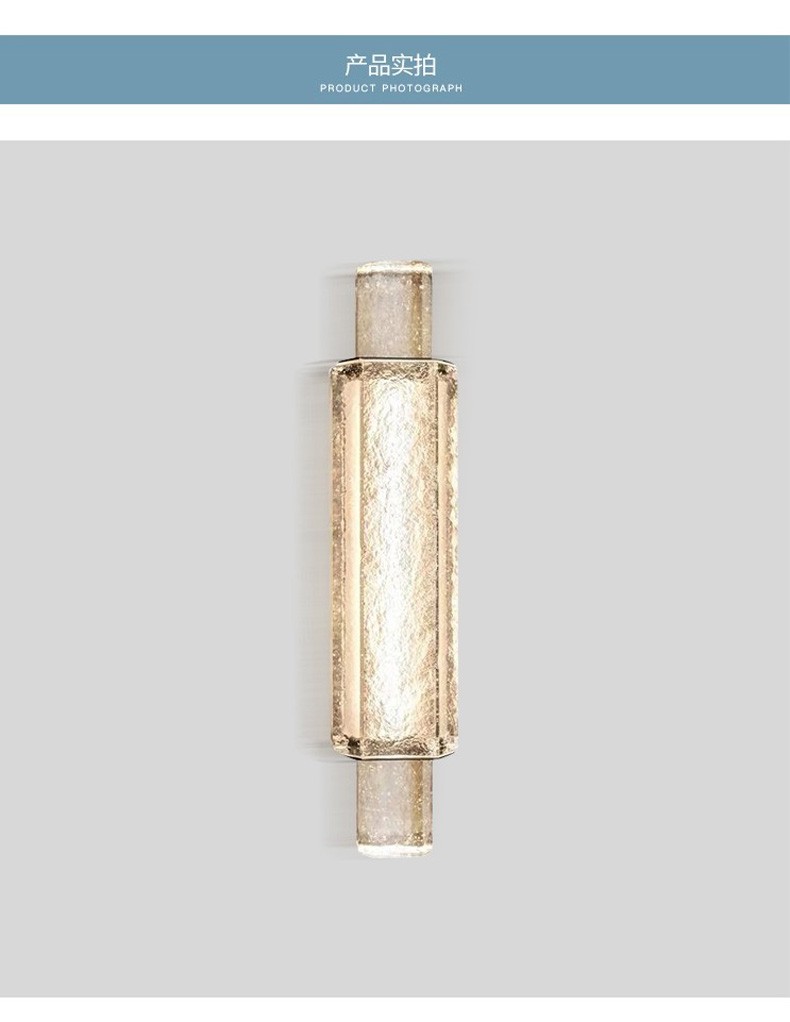 Nordic Luxury crystal wall lamp living room bedroom bedside restaurant corridor creative wall light (WH-OR-254)