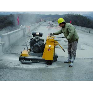 China Carbid Milling Cutters Concrete Scarifier Hire , Road Concrete Milling Machine  Compact on sale