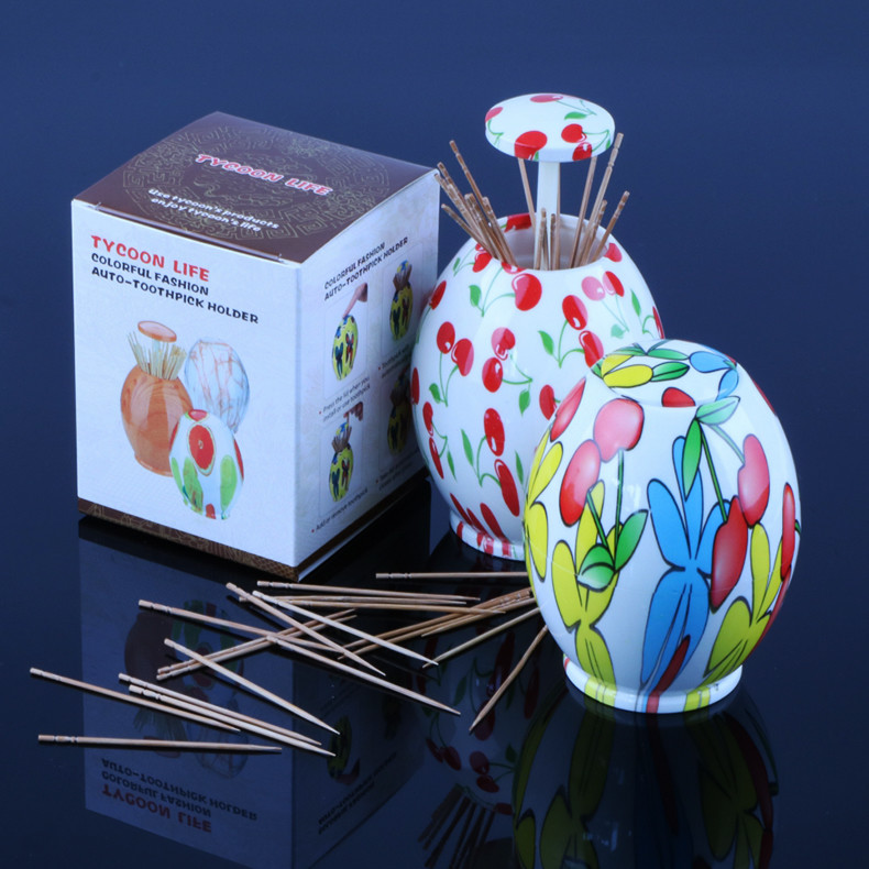 10cm Height Modern Abs Plastic Toothpick Holder Storage Box