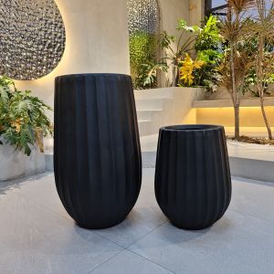 China Upgrade Gardening Game With Our Stylish Fiber Clay Planter Collection on sale