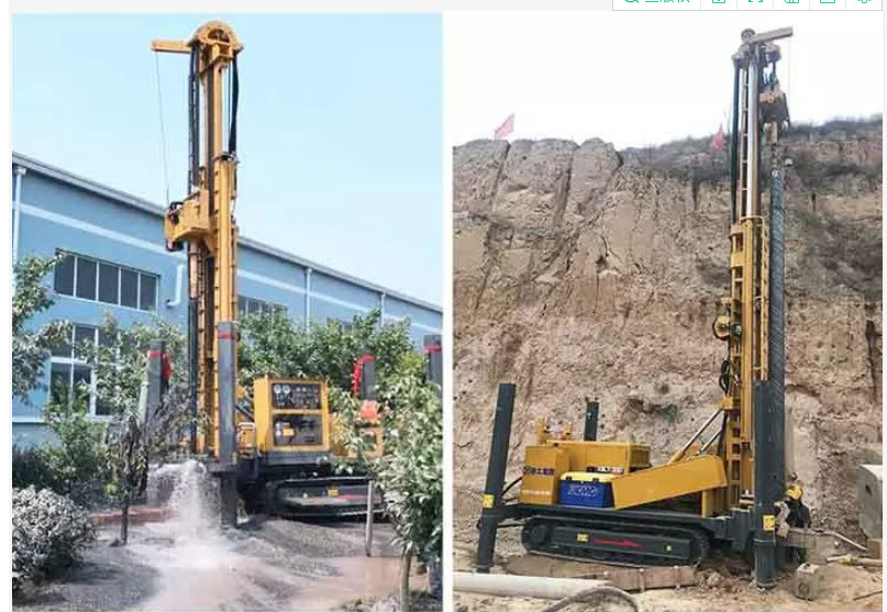 High Speed Residential Water Well Borehole Blasting ST 180 Crawler Mounted Drill Rig