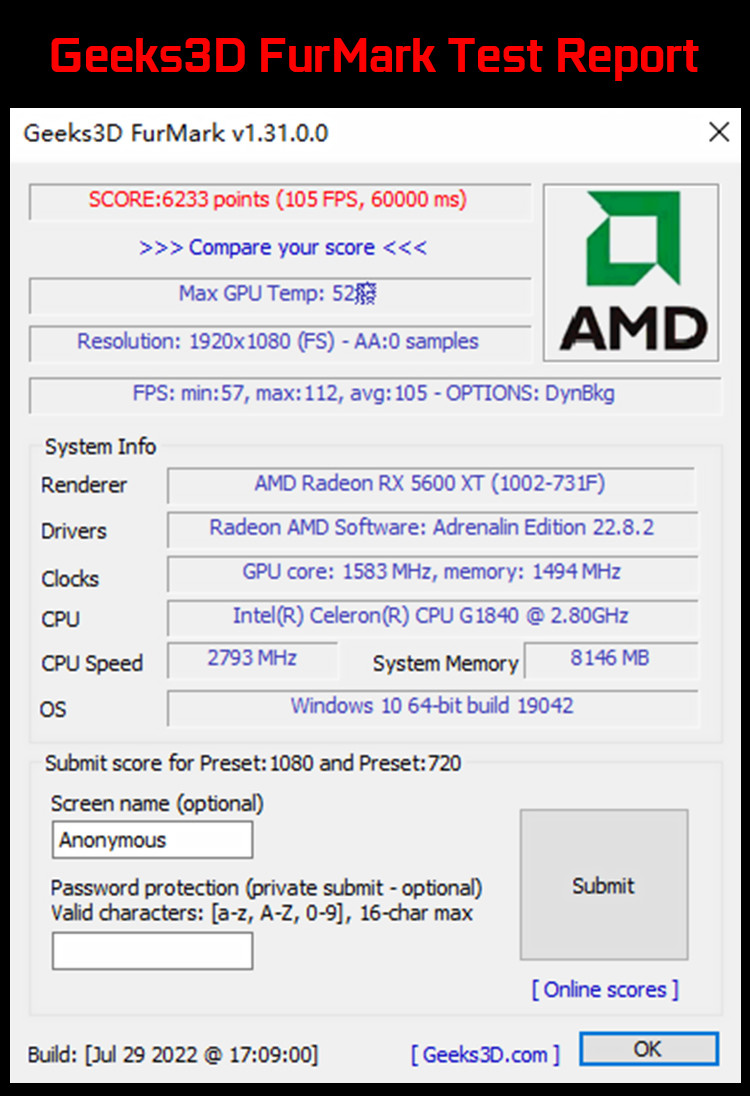 6G GDDR6 RX 5600 XT Graphics Card GPU PC 256BIT Computer Esports Game Video Card