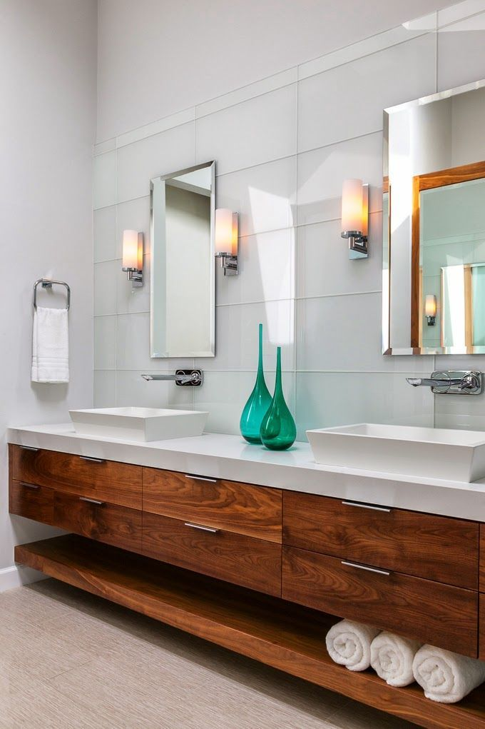 Two Sets Sinks and Faucets Large Bathroom Vanity Set with Separate Mirror Width 38-46