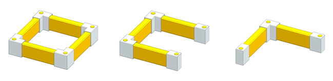 E 1-Shape Ground Safety Barrier