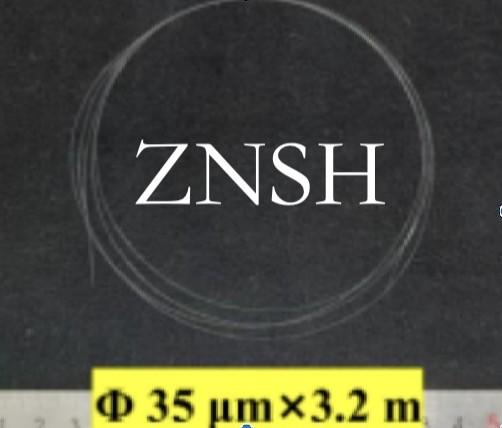 Al2O3 Sapphire Glass Fiber Diameter 35um 100um 200um UV IR Light Loss Temperatur