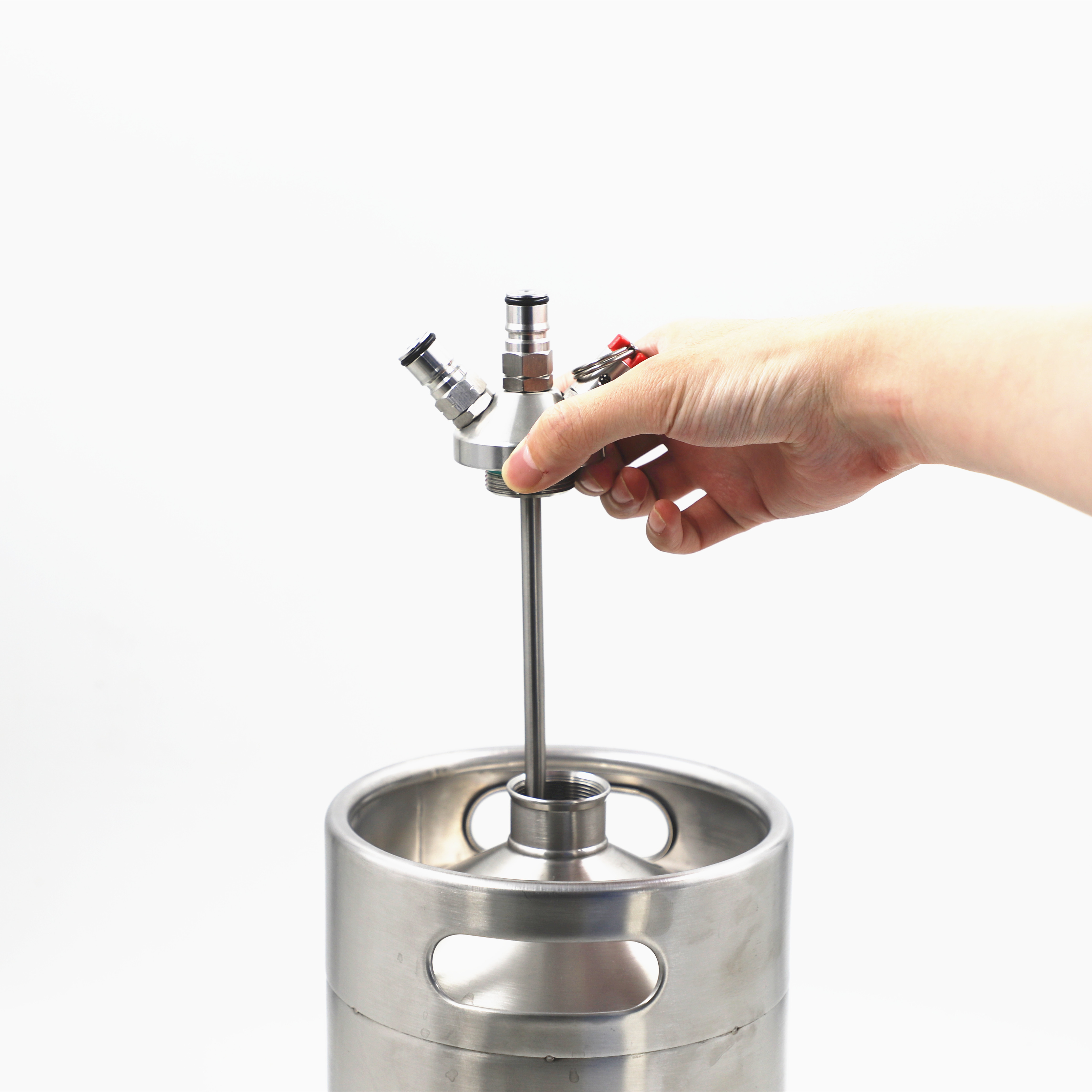 Double Ball Lock Mini Keg Tap Spear System With Beer Tube