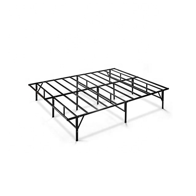 30-Day Delivery Time Modern and Strong Simple Folding King Iron Frame Bed
