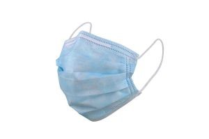 Liquid Proof Disposable Blue Earloop Face Mask High Filtration Efficiency