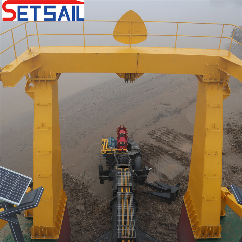 Spud Carrier Technology Mini Gold Dredge Sand Mining Equipment