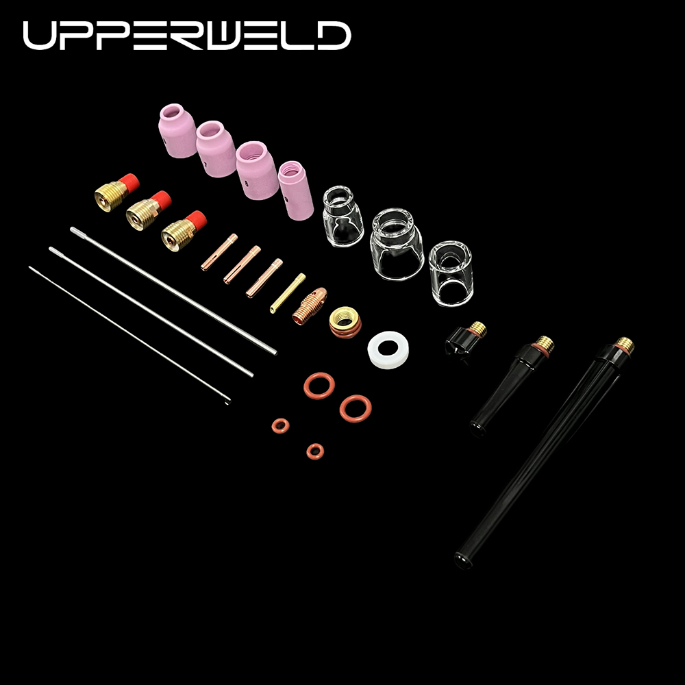 35PCS TIG Welding Torch Accessories for TIG 13N and 53N Ceramic Nozzle TIG Spare Parts