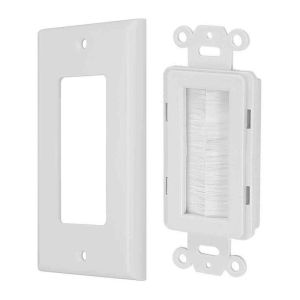 Ce/Rosh Compliance Customized Support Single Dual Port Faceplate for Smart Wall