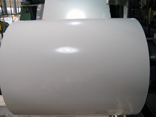 Traffic White 0.75mm 1250mm Z220 PPGI Pre Painted Color Coating Coils DX51D For Profile Roofing Wall Panel