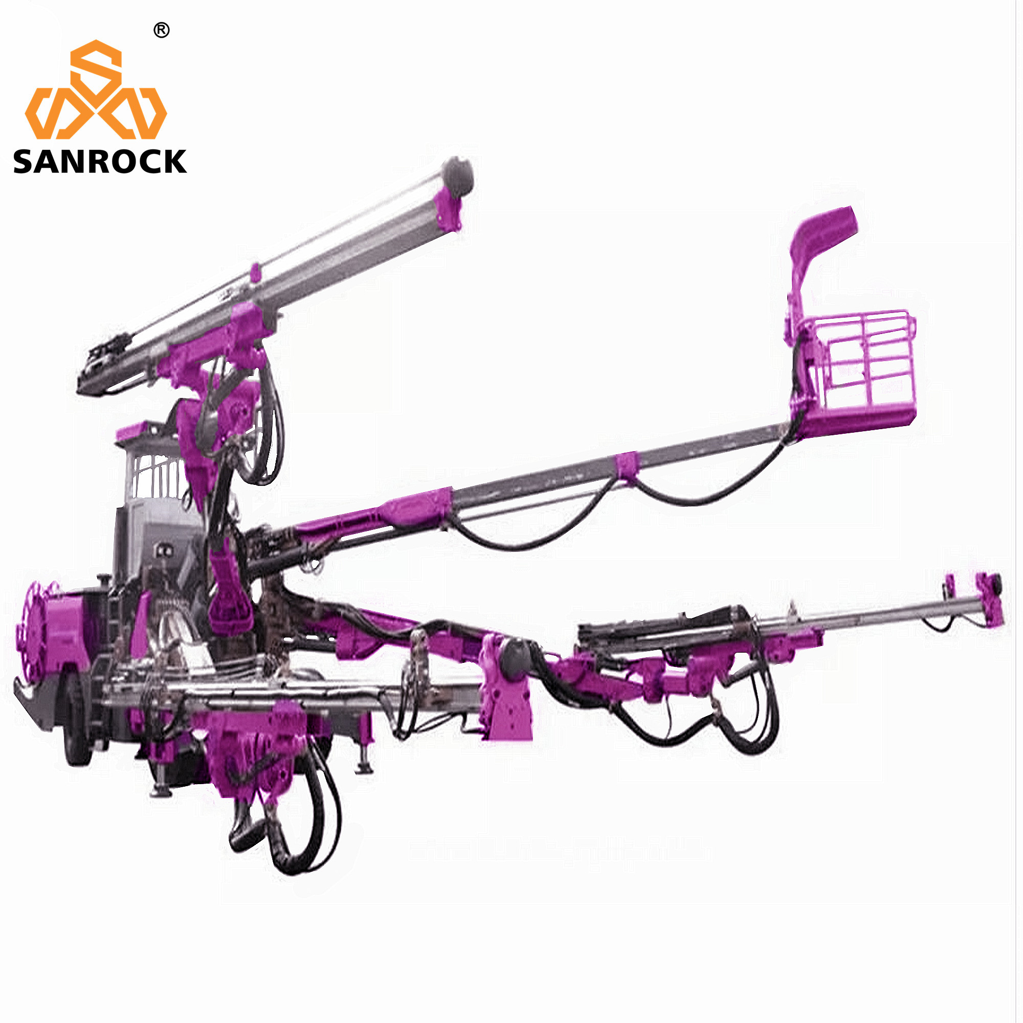 Jumbo Drilling Rig Tunnel Rock Borehole Drilling Equipment ​Underground Drilling Machine