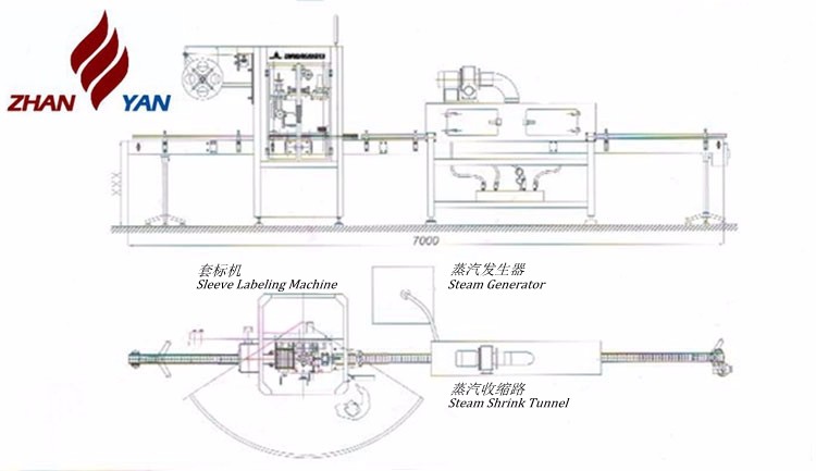 Linear Opp Labeling Machine , Hot Melt Glue Applicator Machine Modularization Design