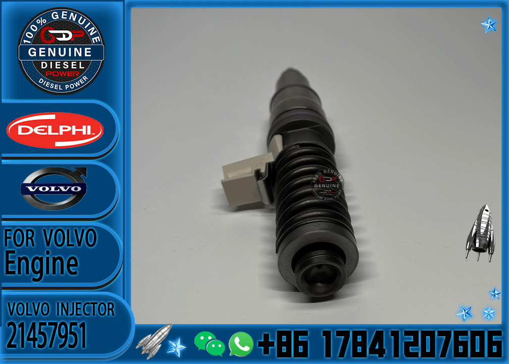 Diesel Engine Fuel Common Rail Injector Fuel Injector Nozzle 21457951 BEBE4F10001 For Volvo MD16