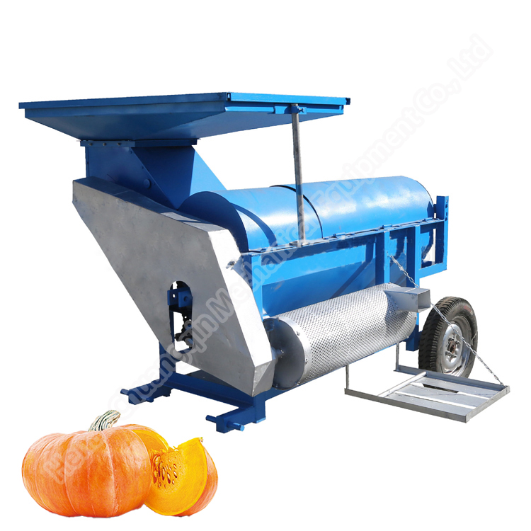 500Kg/H Pumpkin Extractor Melon Harvesting Machine Watermelon Seed Harvesters
