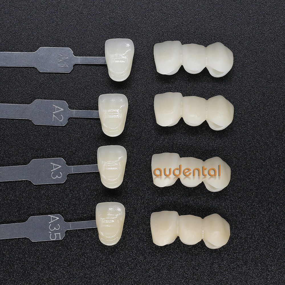 Dental Multilayer Zirconia Block for CAD CAM Milling 49% Translucency White