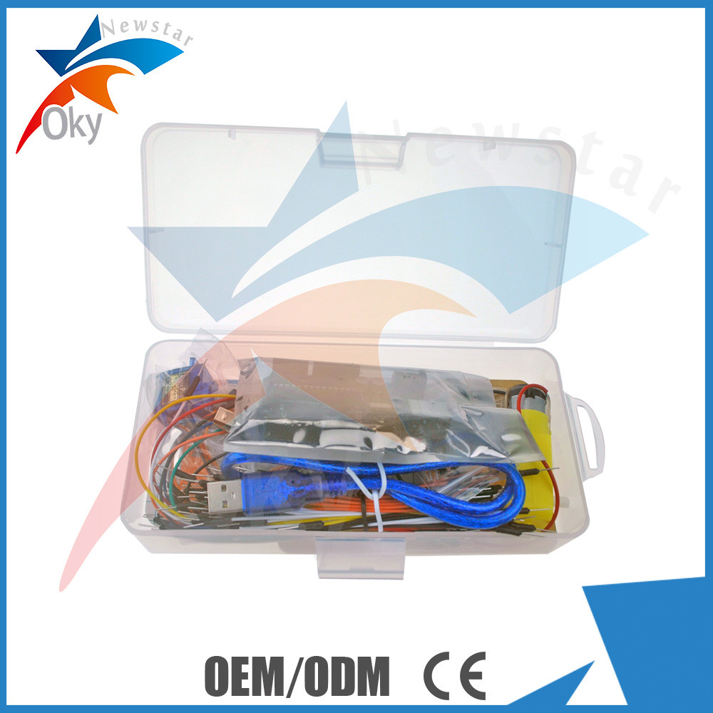 UNO R3 Based Starter Kit For Arduino , Flexible Electronics Learning Kit